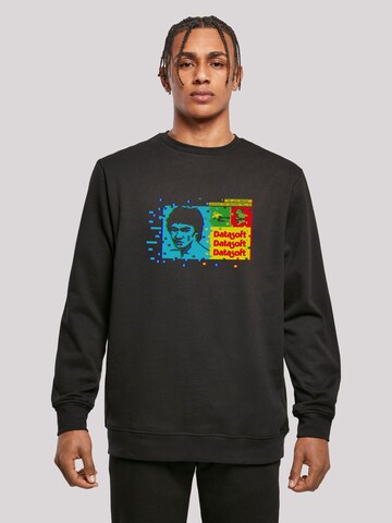 F4NT4STIC Sweatshirt 'SEVENSQUARED' in Zwart: voorkant