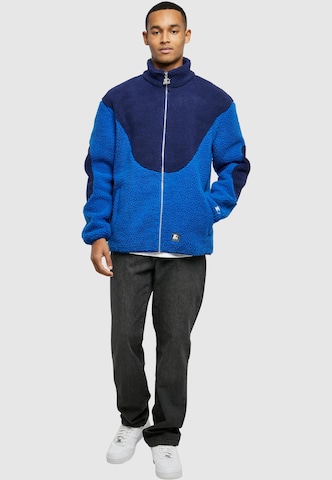 Starter Fleece jas in Blauw