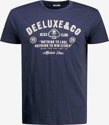T-Shirt 'Motoclub' Deeluxe en violet : devant