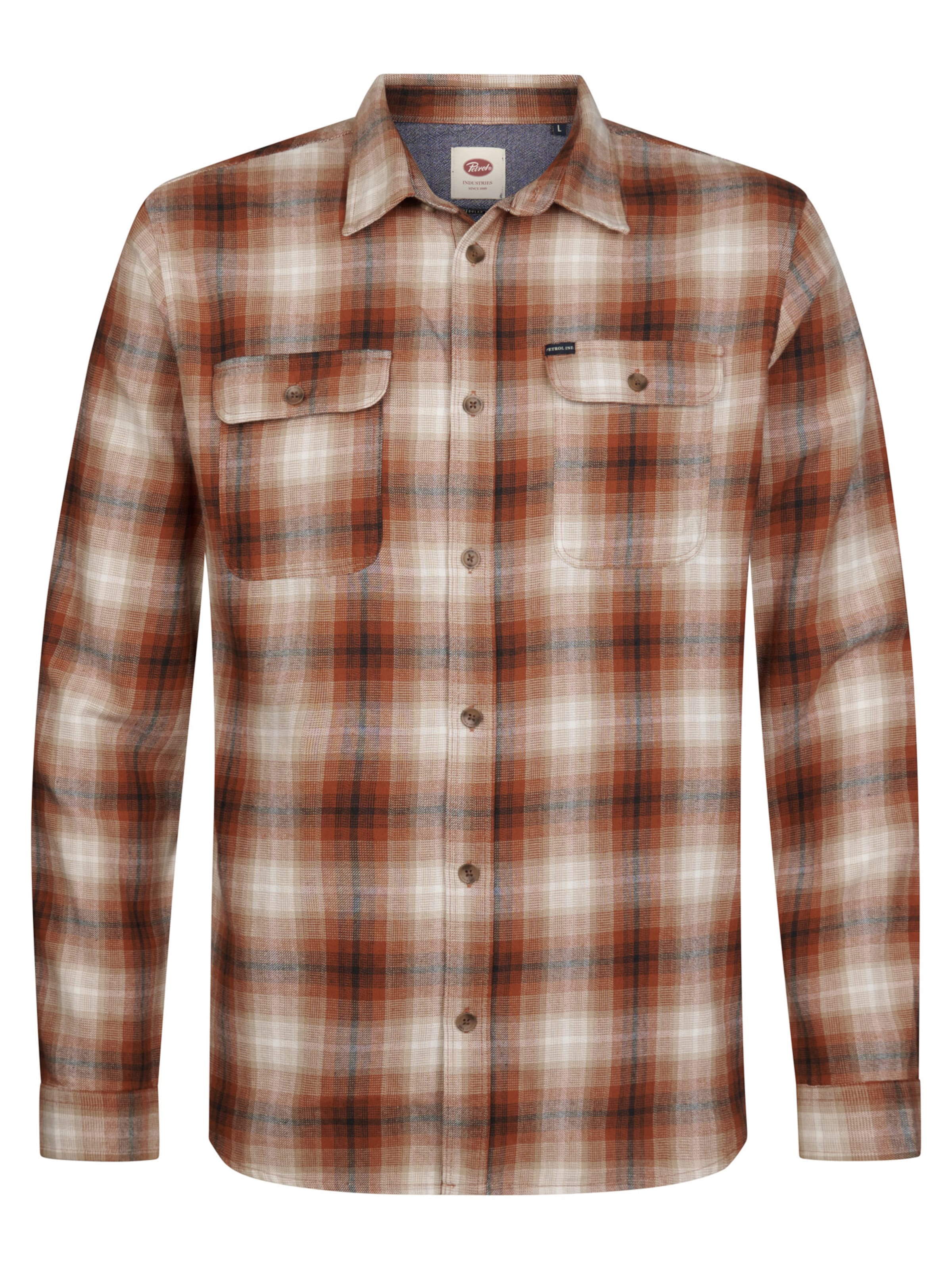 Petrol Industries Regular fit Button Up Shirt in Mixed colors: front