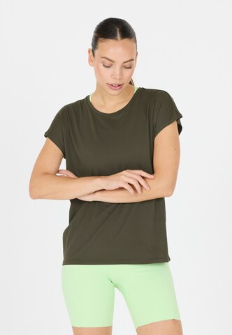 ENDURANCE Performance shirt in Brown: front