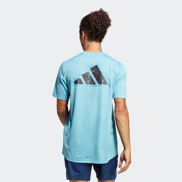 T-Shirt fonctionnel 'Workout Base' ADIDAS PERFORMANCE en bleu