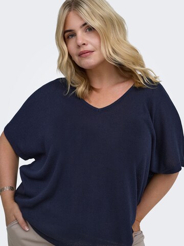 ONLY Carmakoma Trui 'CARTammi' in Blauw