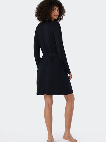 SCHIESSER Dressing gown ' Kimono ' in Black