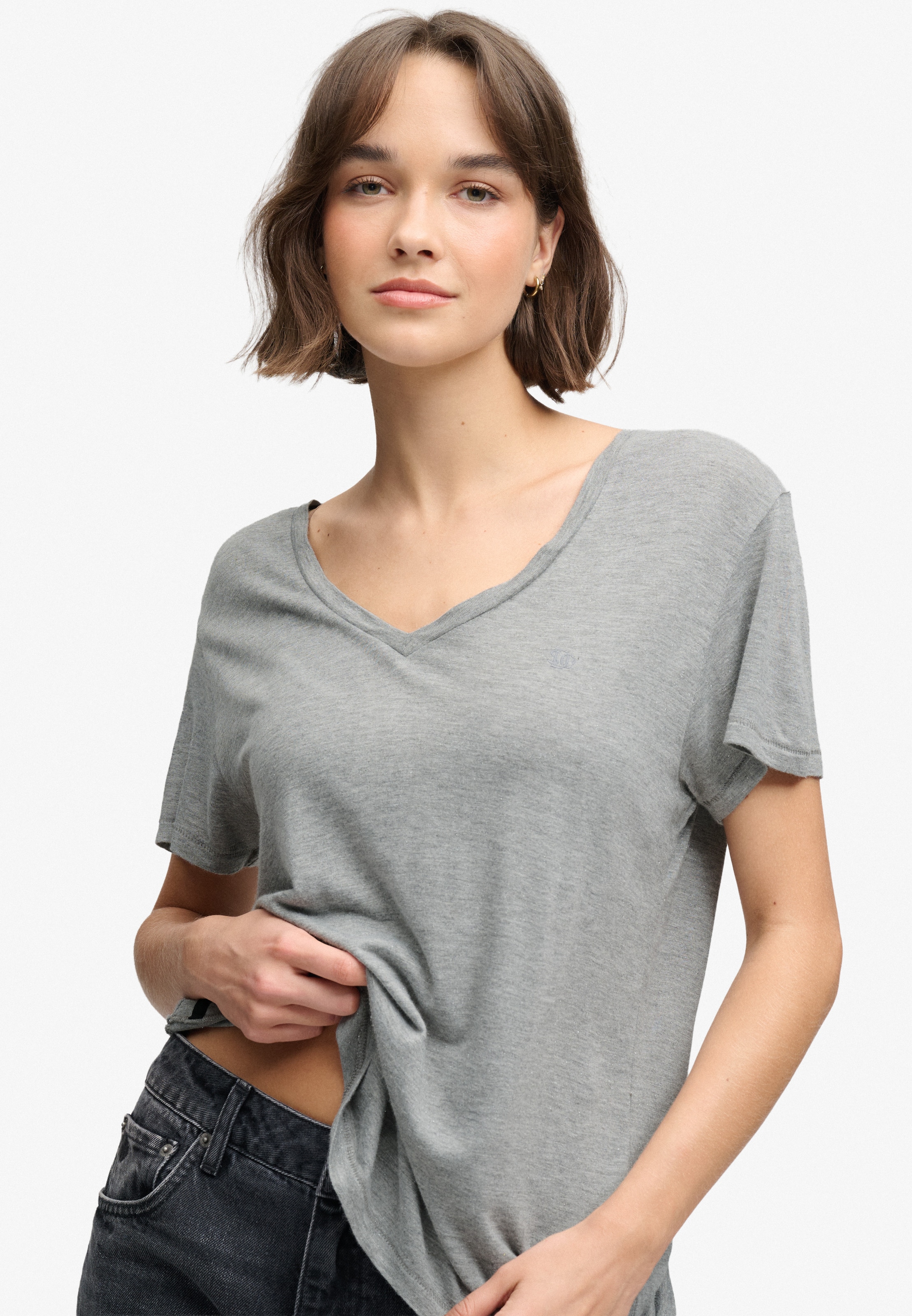 Superdry & Co Shirt 'Studious' in Grey