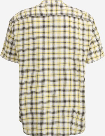 s.Oliver Men Big Sizes Regular fit Button Up Shirt in Yellow