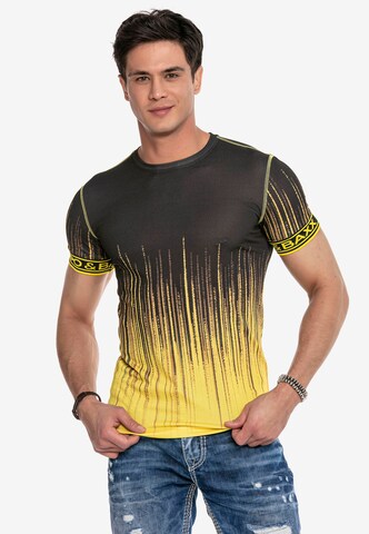 CIPO & BAXX Shirt in Yellow: front