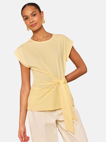 love & roses Tričko – žlutá: přední strana