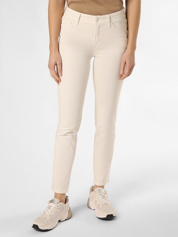 Cambio Slim fit Jeans ' Piper ' in Beige: front