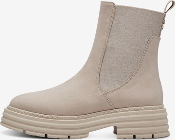 MARCO TOZZI Chelsea Boots i beige