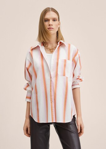 MANGO Blouse 'Sir' in White: front