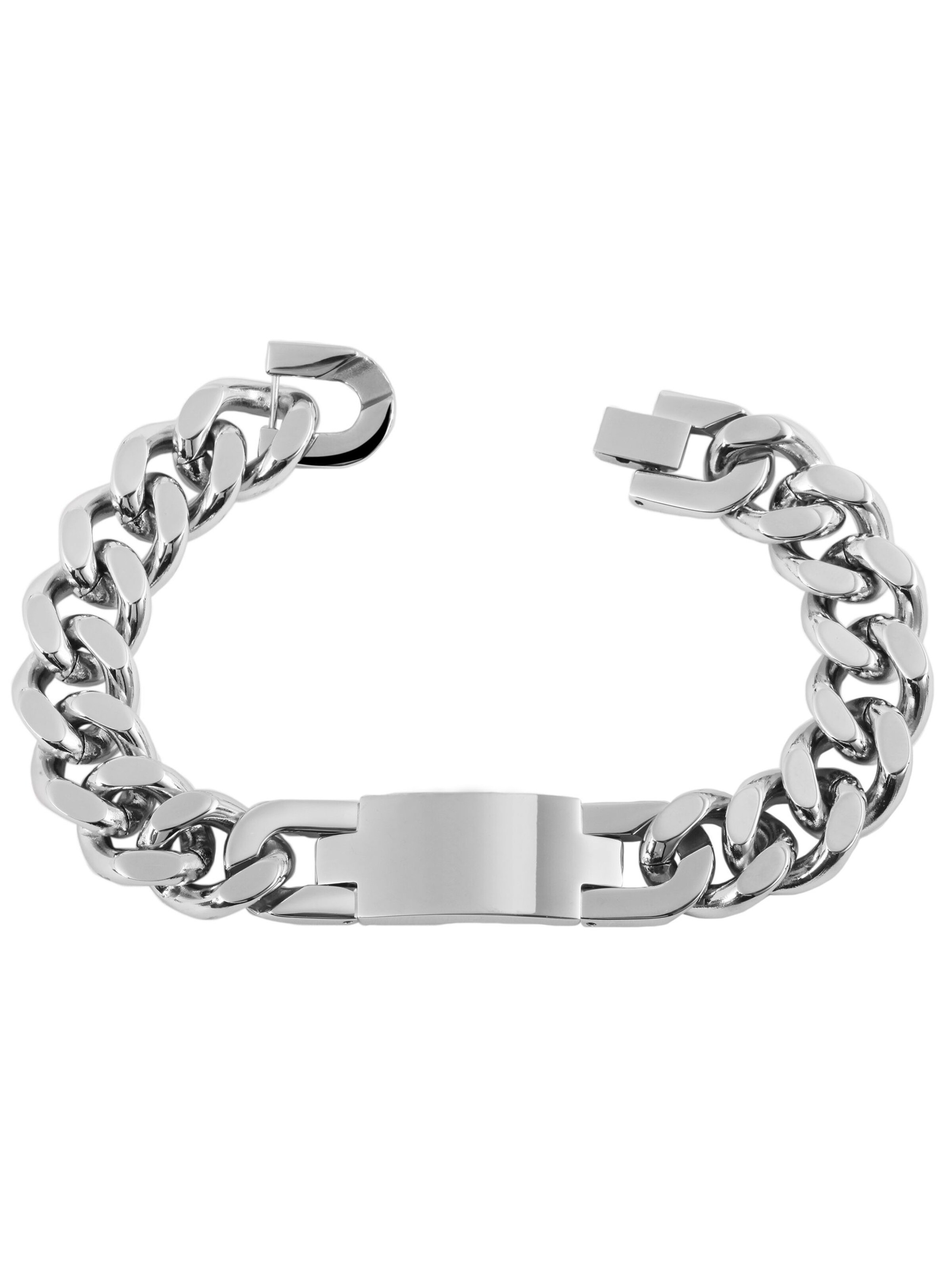 Akzent Armband 'Cristobal'‌‌‌ in Silber: Vorderseite