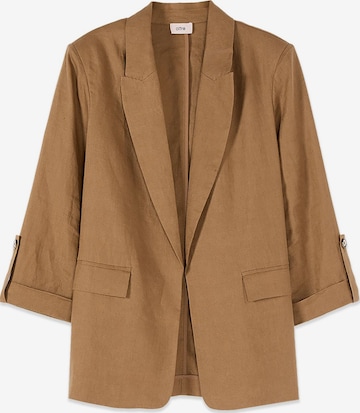 Giacca di mezza stagione di oltre in beige: frontale