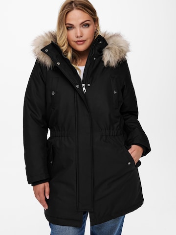 Parka d’hiver 'Irena' ONLY Carmakoma en noir : devant