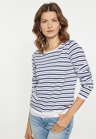 Pull-over usha BLUE LABEL en bleu : devant