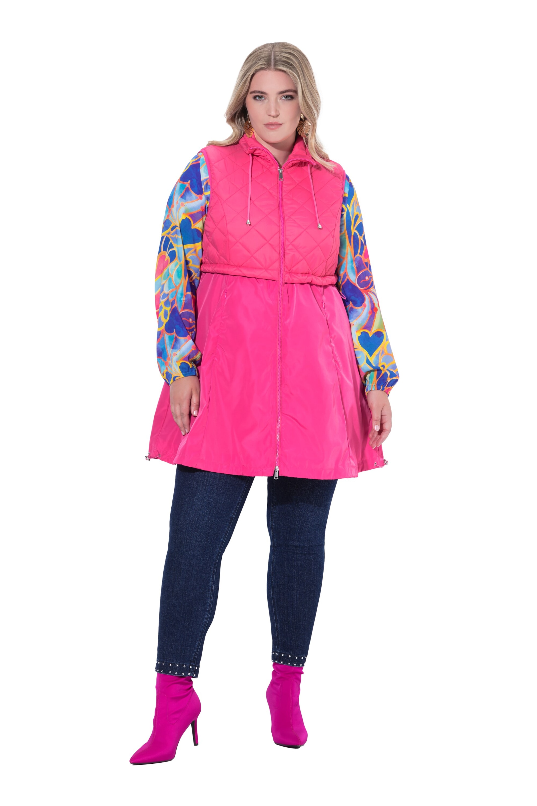 MIAMODA Vest in Pink