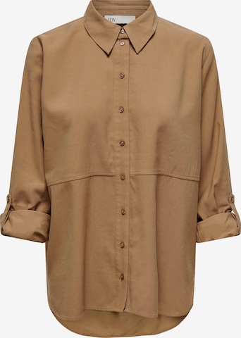 JDY Blouse 'OLLI' in Bruin: voorkant