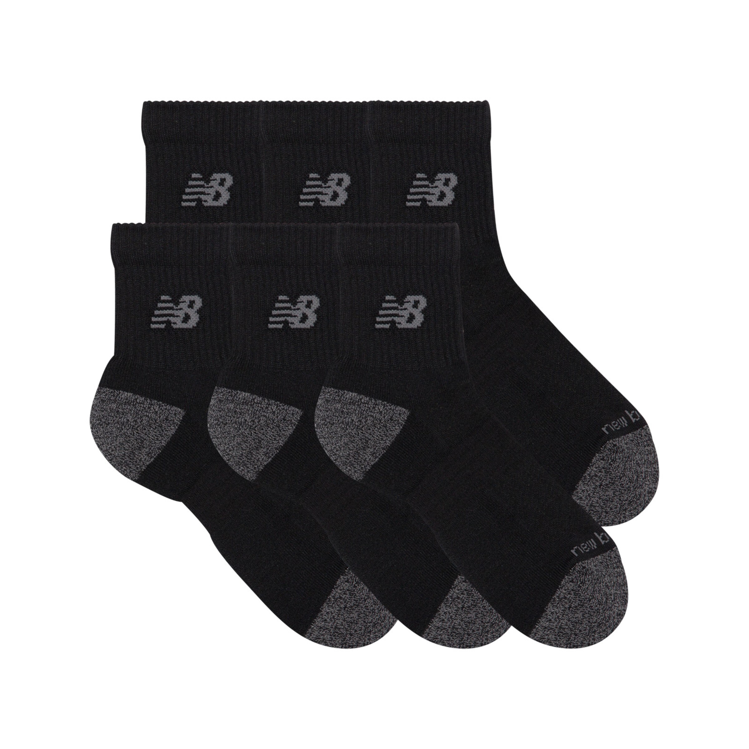 new balance Athletic Socks in Black