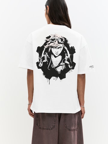 Pull&BearMajica 'ARCANE' - bijela boja: prednji dio