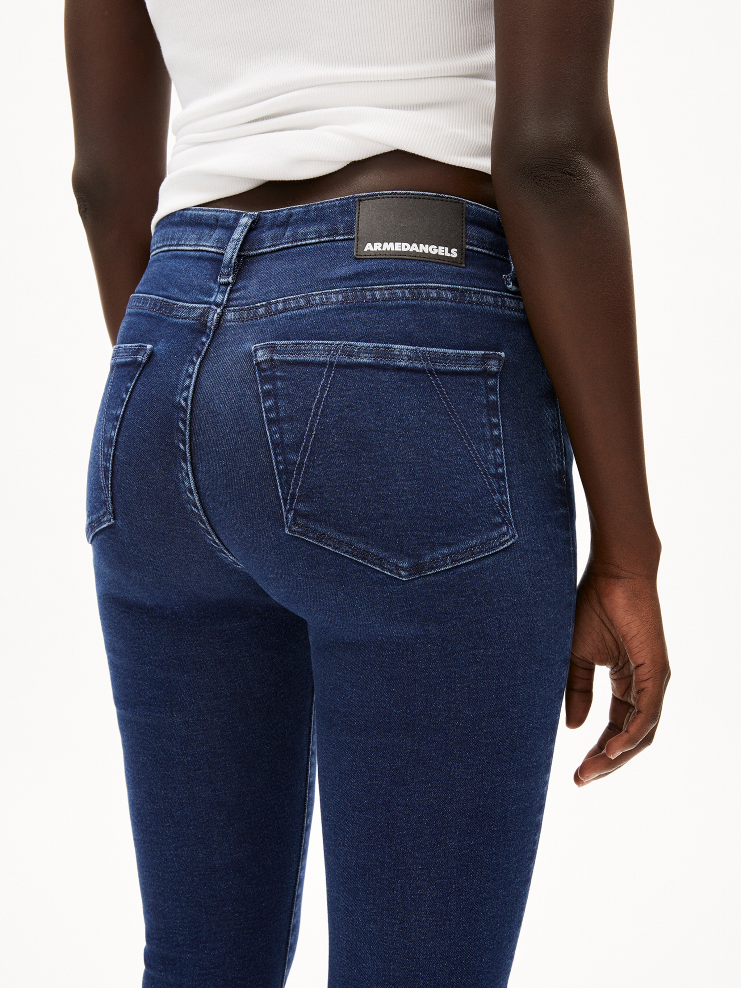 ARMEDANGELS Skinny Jeans in Blue: front