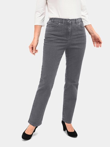 Goldner Regular Jeans 'Anna' in Grey: front