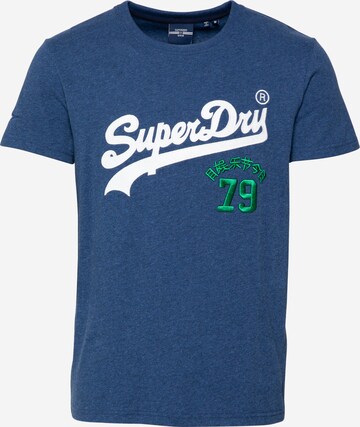 T-Shirt 'Source' Superdry en bleu : devant