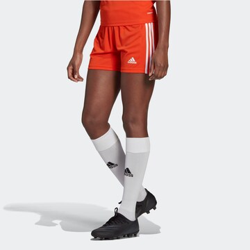ADIDAS PERFORMANCE Regular Sports trousers 'Squadra 21' in Orange: front
