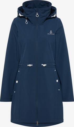 DreiMaster Maritim Raincoat in Blue: front