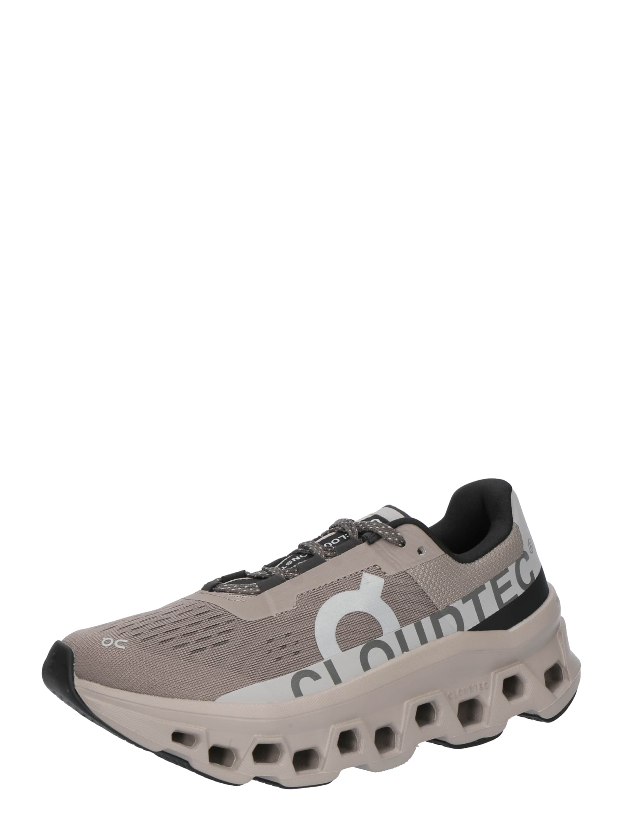 On Running shoe 'Cloudmonster' in Grey: front