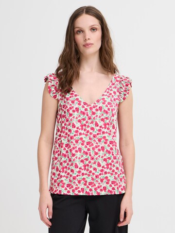 Top 'IHAYA' di ICHI in rosso: frontale