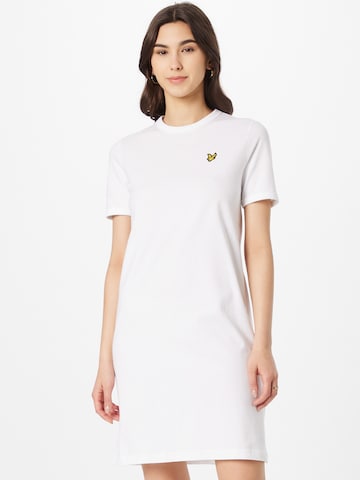 Lyle & Scott Φόρεμα σε λευκό: μπροστά