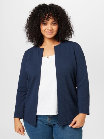 Cardigan 'MECO' ONLY Carmakoma en bleu : devant