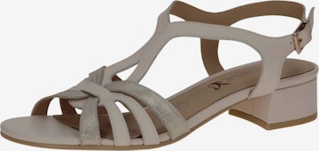 CAPRICE Sandale in Grau: Vorderseite