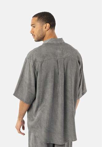 Elias Rumelis Regular fit Button Up Shirt 'ROME' in Grey