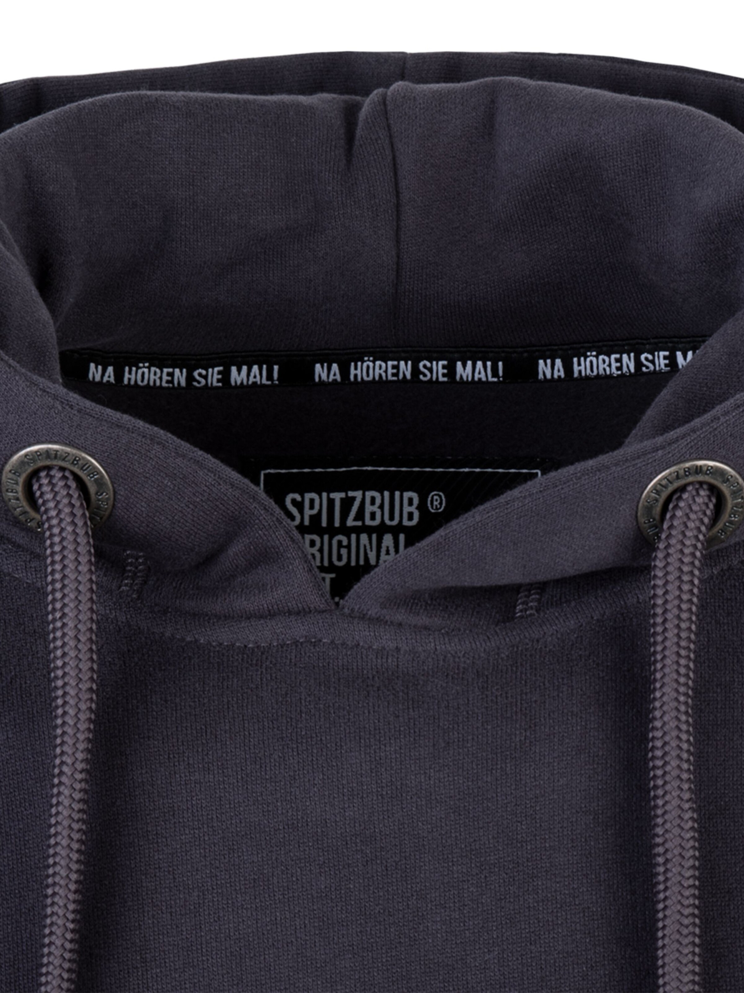 SPITZBUB Sweatshirt in Schwarz