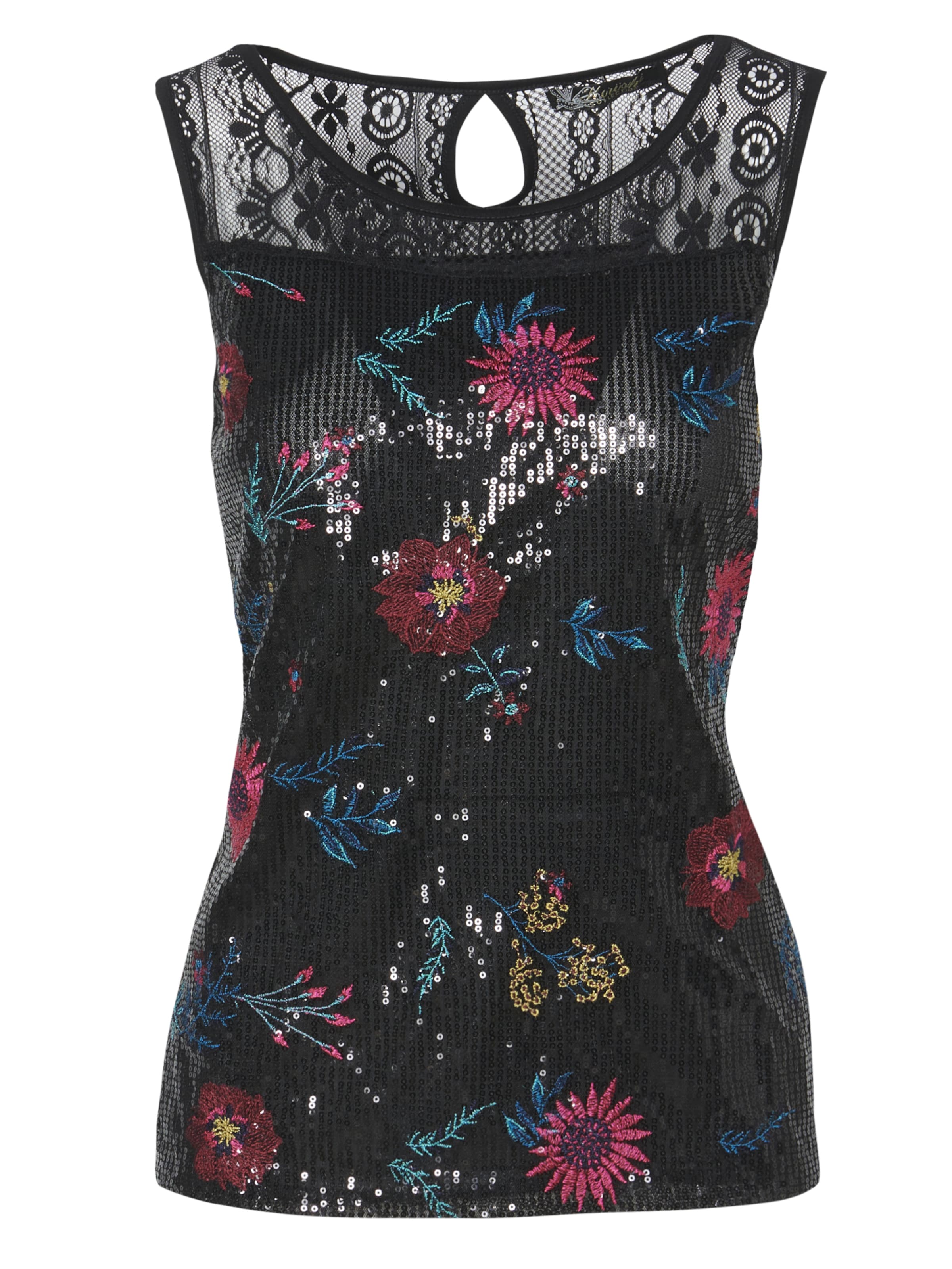 KOROSHI Blúzka - Čierna: predná strana