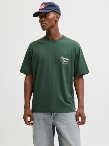 T-Shirt 'JORNORREBRO' JACK & JONES en vert : devant