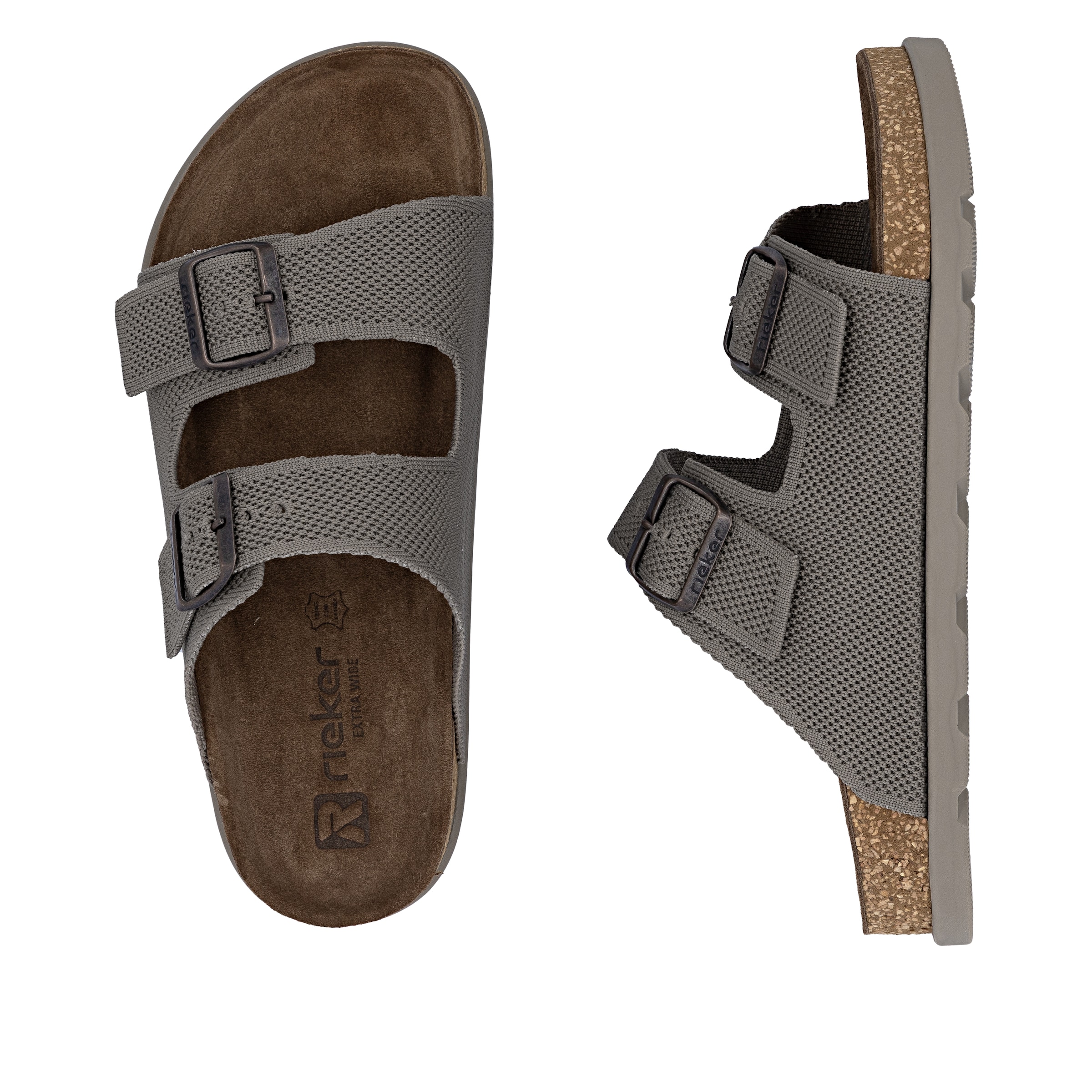 Rieker Mules ' 21151 ' in Grey