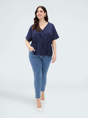 Fiorella Rubino Blouse in Blauw