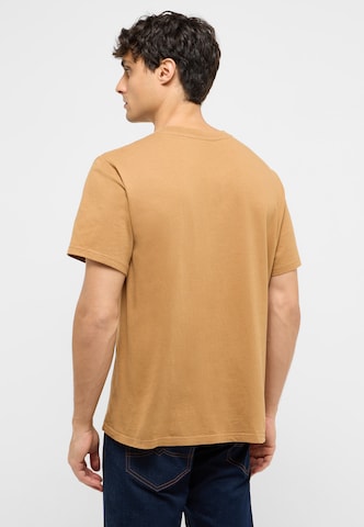 MUSTANG T-Shirt 'Austin' in Braun