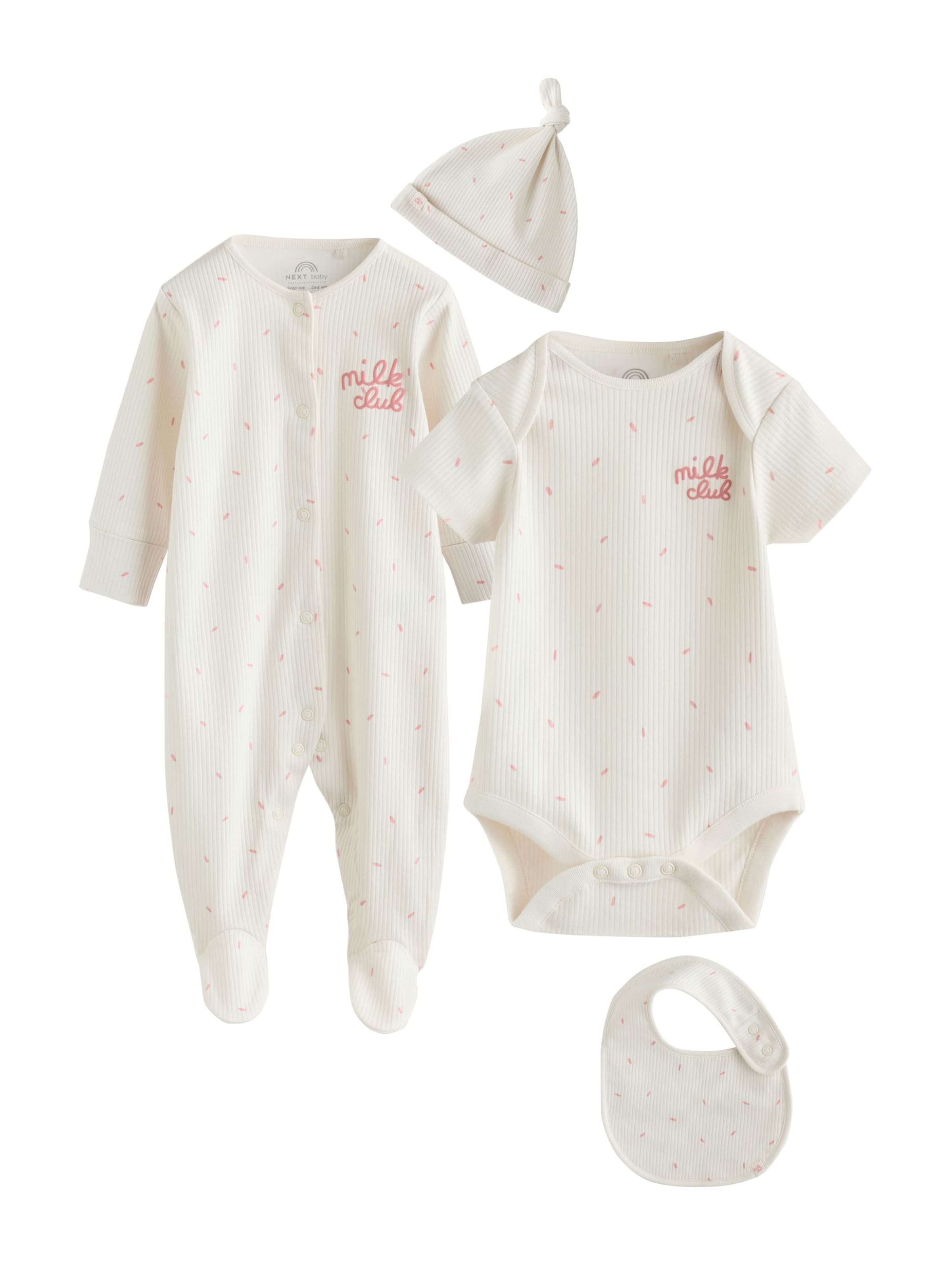Next - Conjunto de ropa interior en blanco: frente