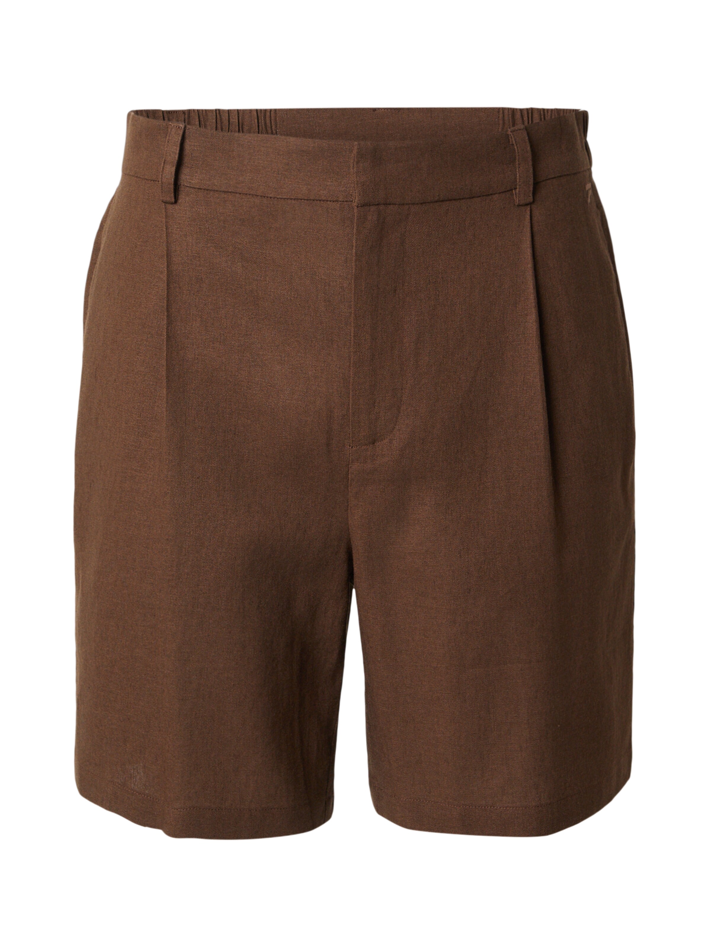 DAN FOX APPAREL Trousers 'Gerrit' in Brown: front