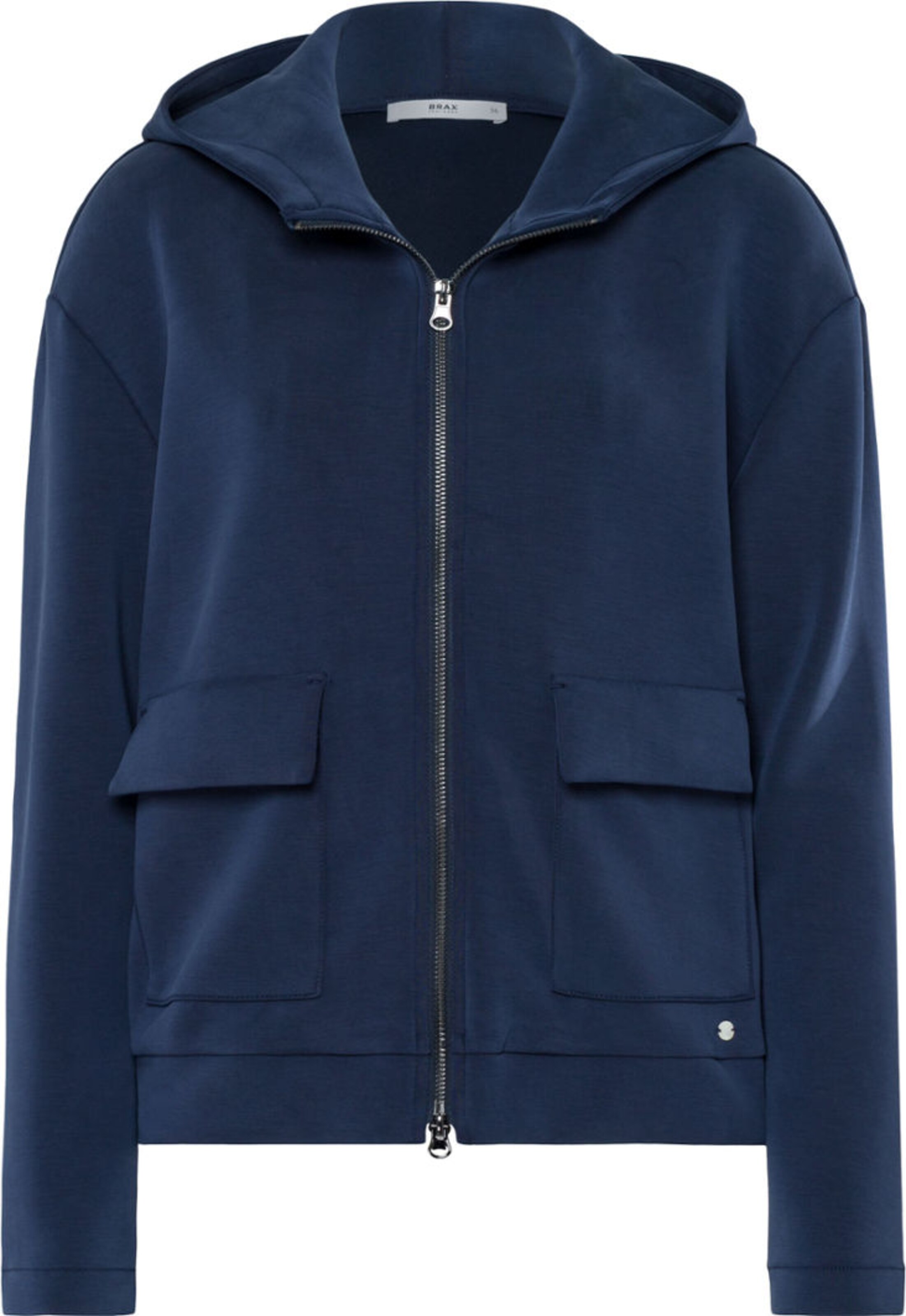 BRAX Sweatjacke 'Berit' in Blau: Vorderseite