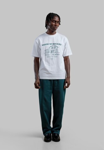 T-Shirt 'H.O.P' Pockies en blanc