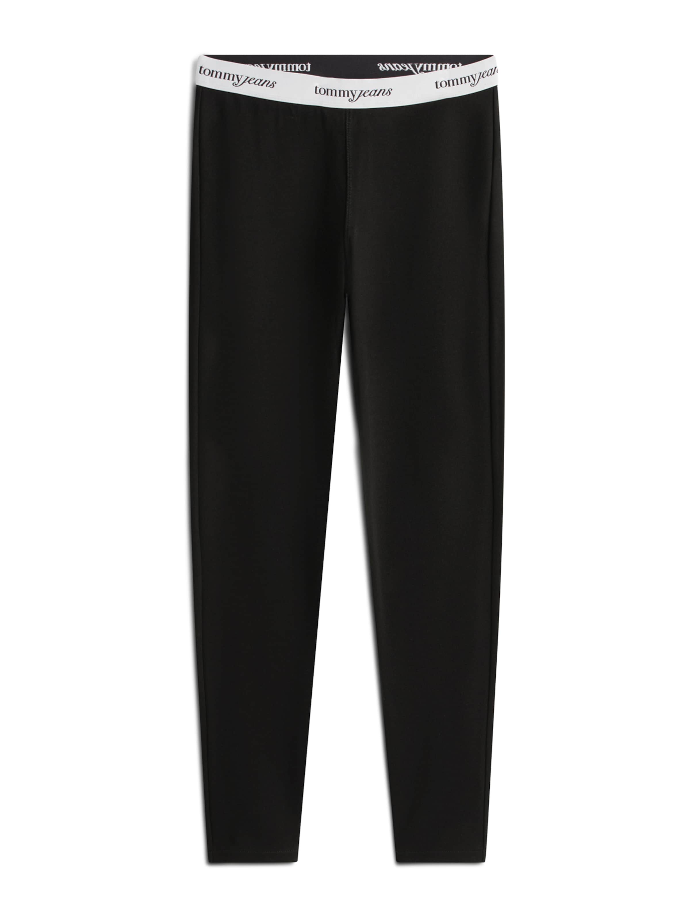 Tommy JeansSkinny Tajice - crna boja: prednji dio