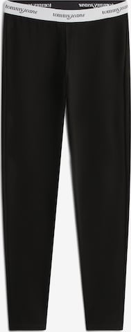 Tommy JeansSkinny Tajice - crna boja: prednji dio