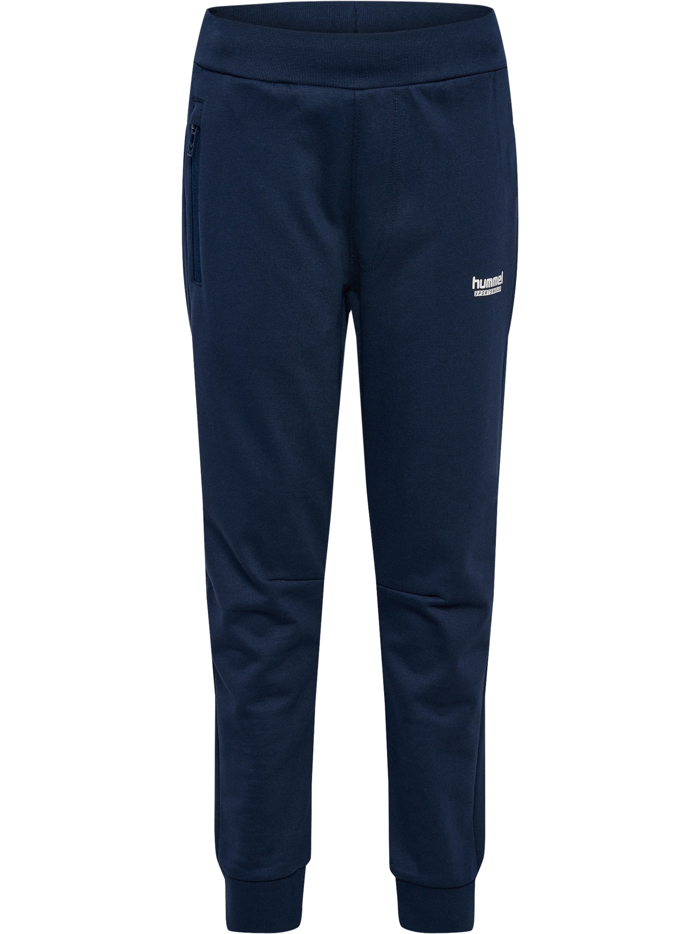 Hummel Tapered Sportsbukser i blå: forside