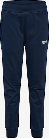 Hummel Tapered Sportsbukser i blå: forside
