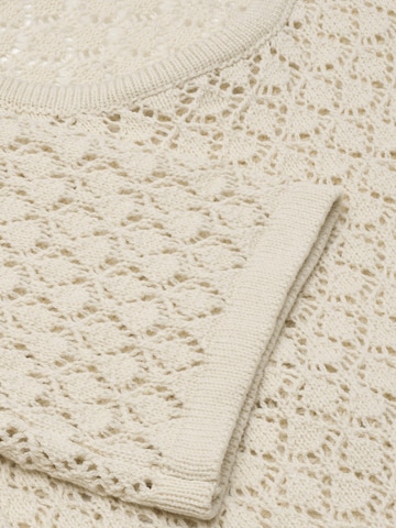 Cellbes of Sweden Gestrickter Pullover mit Lochmuster in Beige