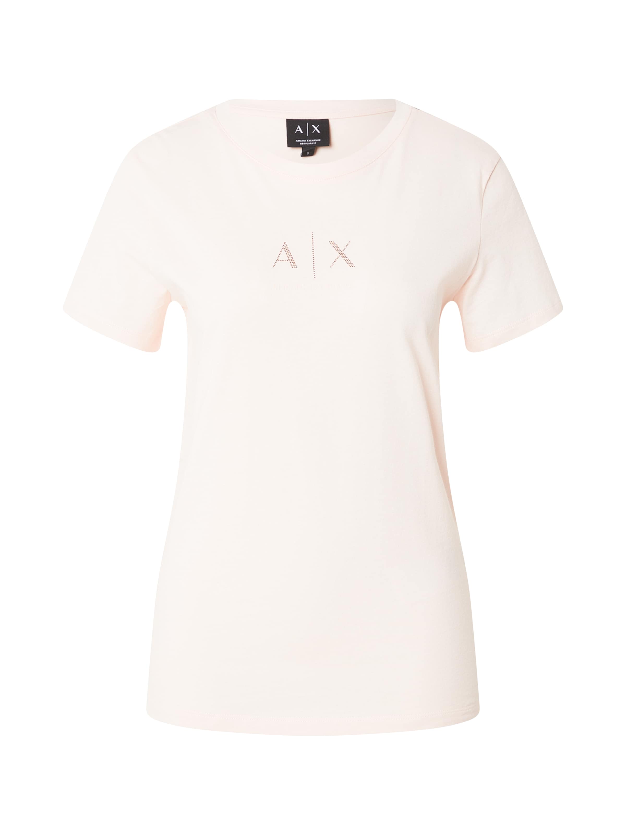 ARMANI EXCHANGE - Camiseta en rosa: frente
